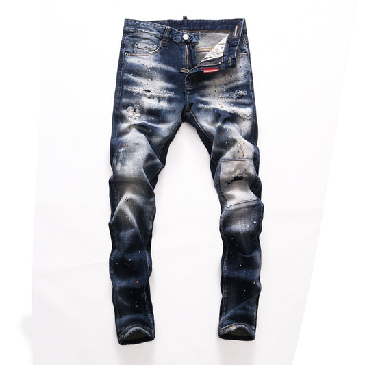 New-DSQ2 Blue Vintage Jeans