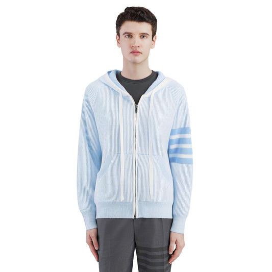 MR.TOM 2025 Rainbow Stripes Hoodie
