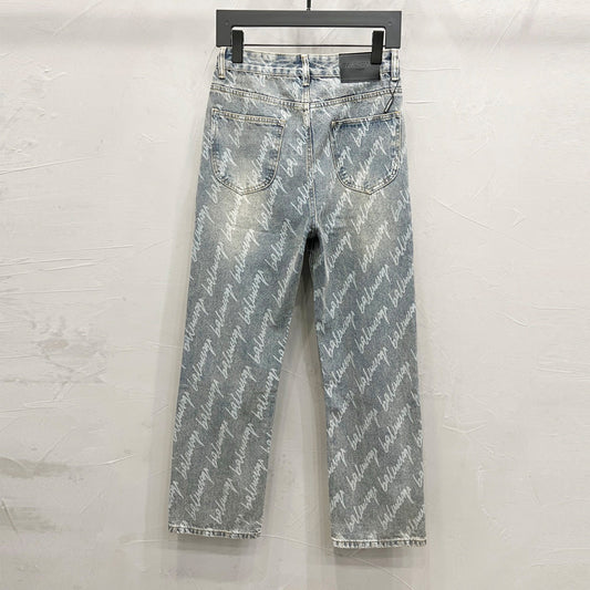 2025SS Man Lettering LOGO Jeans