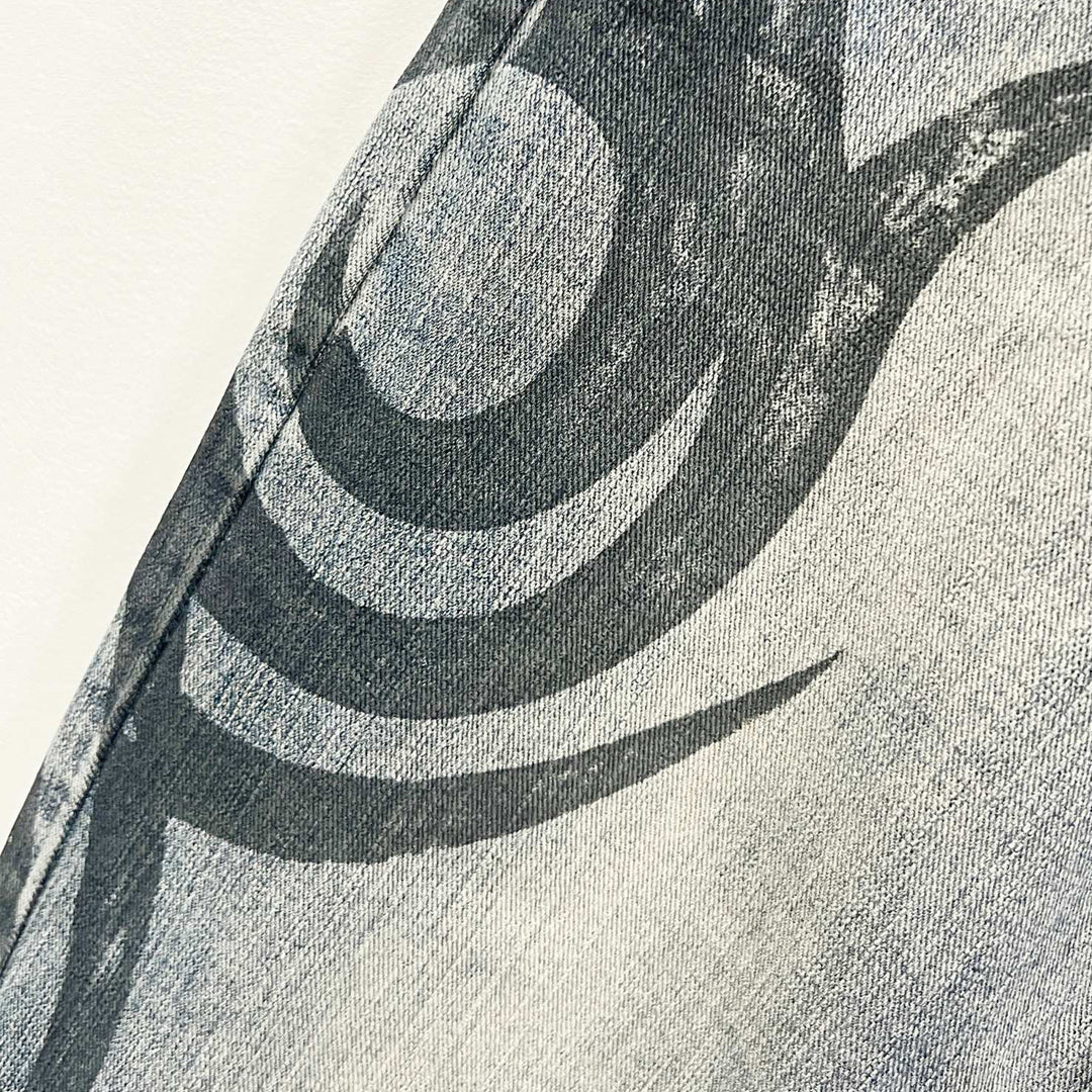 2025SS New Graffiti Jeans