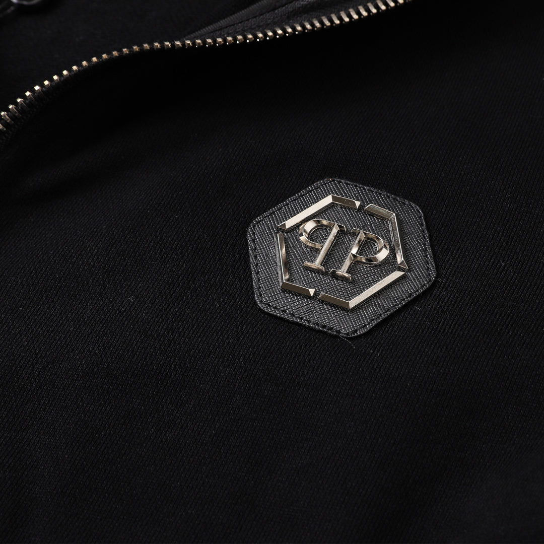 New-2025 Sports Black Hoodie