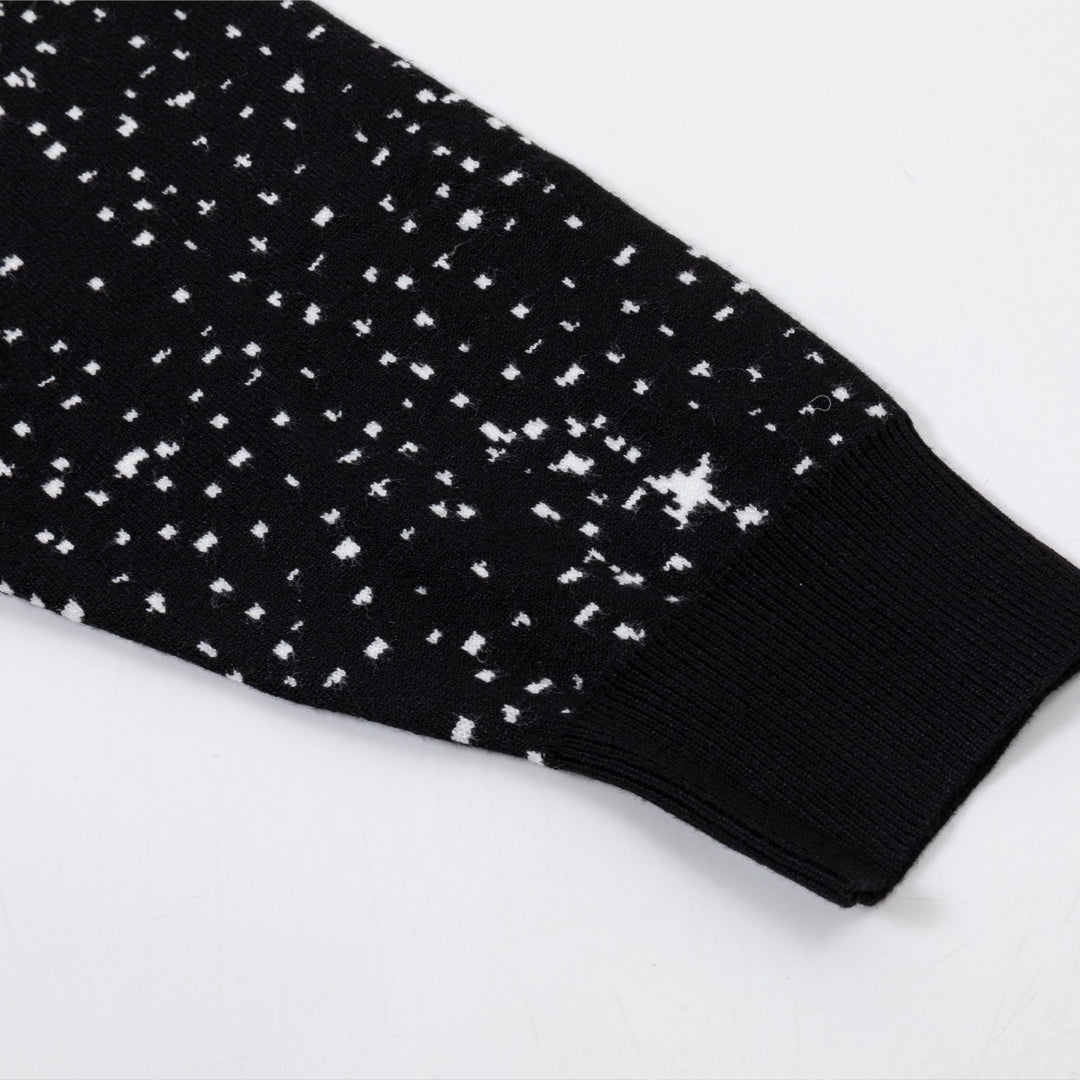 2025ss Man Graffiti Wool Sweater