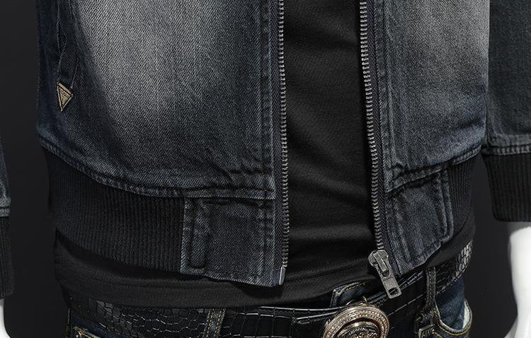 New-DSQ2 Distressed Denim Jacket