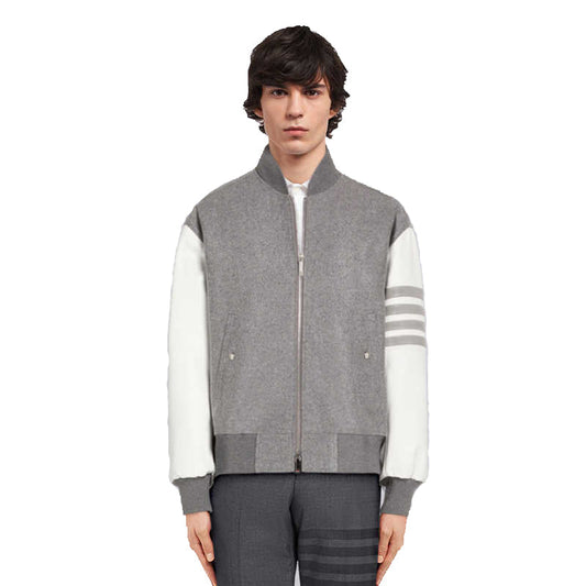 MR.TOM Leather sleeves coat