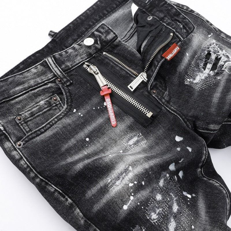 New-DSQ2 Fashion Holes Jeans