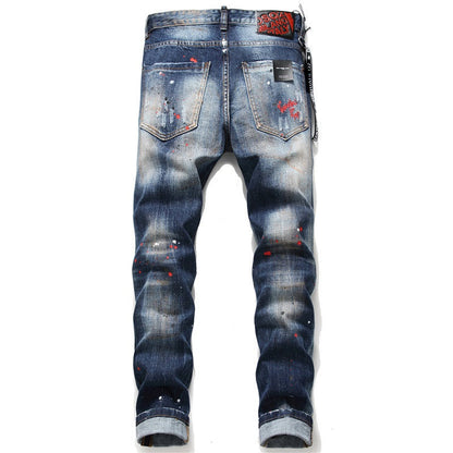 New-DSQ2 Spray paint Jeans