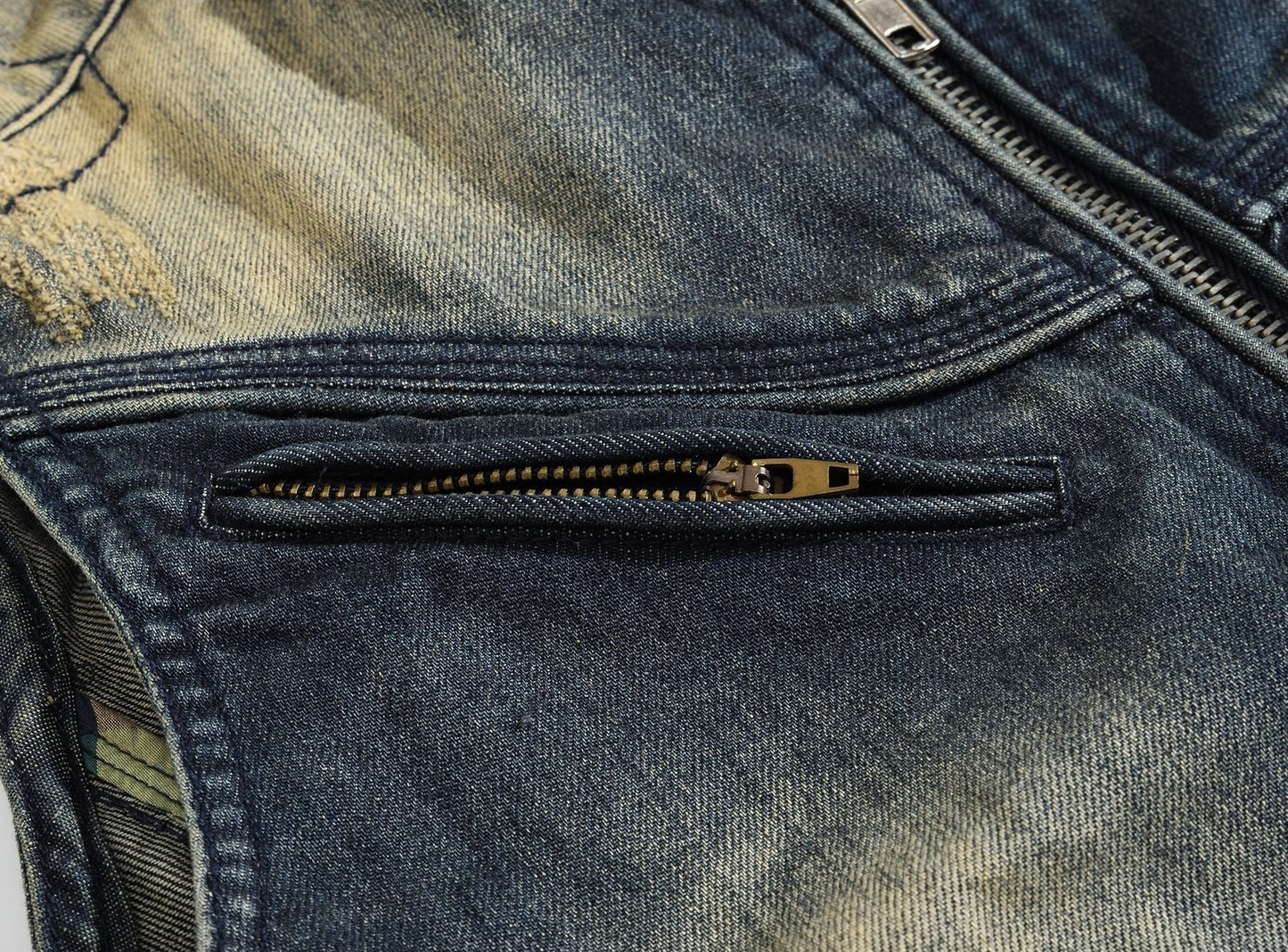 New-DSQ2 2024ss zipper Denim Vest coat