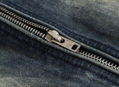 New-DSQ2 2024ss zipper Denim Vest coat