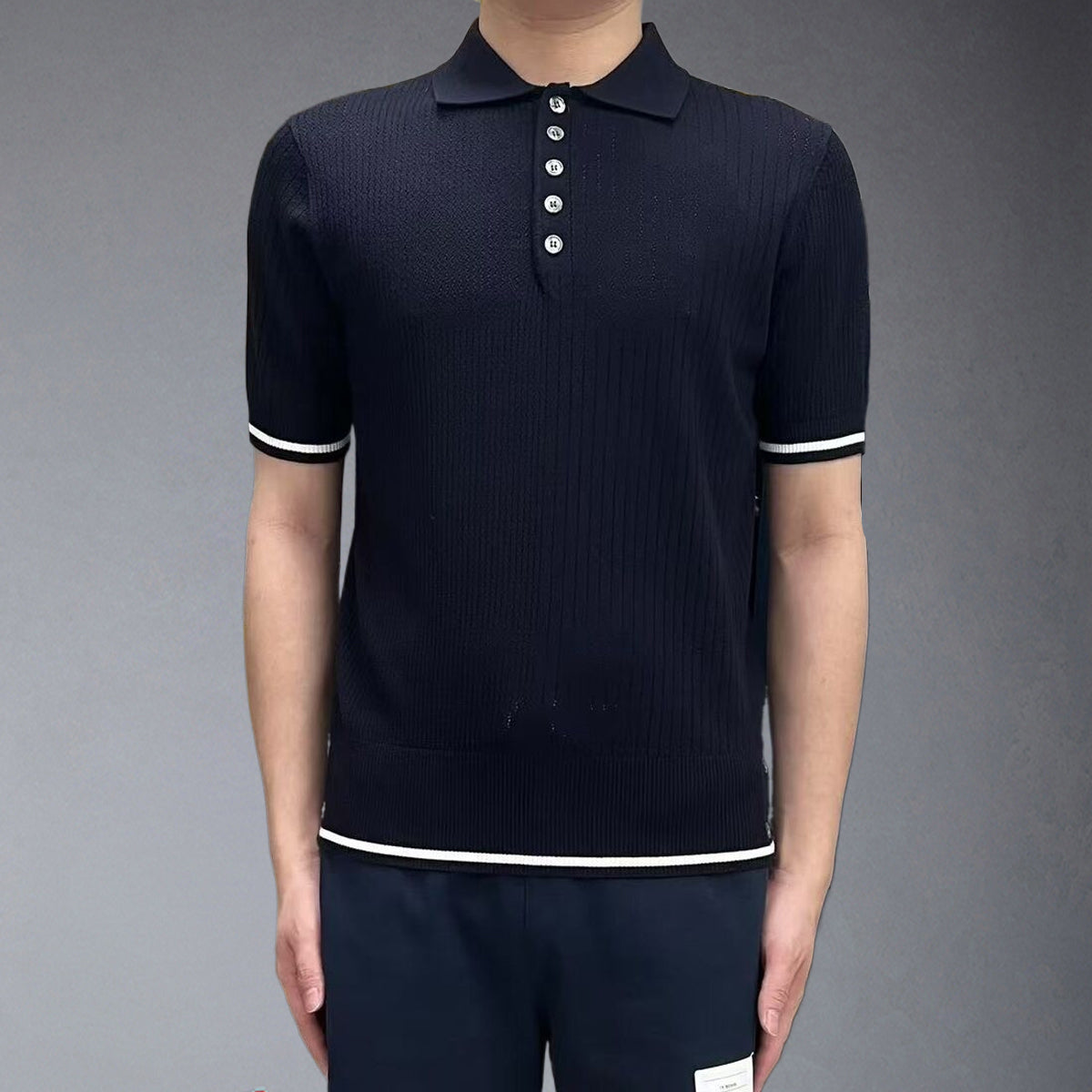 MR.TOM 2025ss Men Wool POLO T-shirt