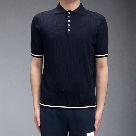 MR.TOM 2025ss Men Wool POLO T-shirt