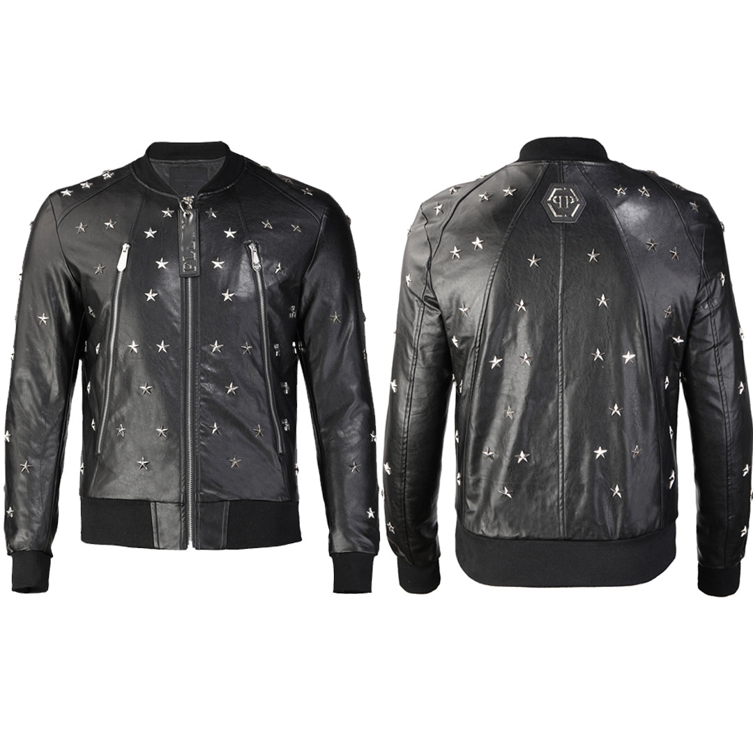 New-Black Cowhide Jacket
