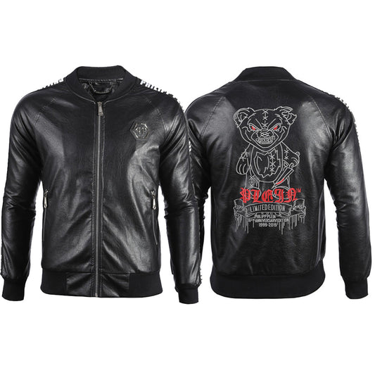 PhiIipp PIein 25ss Cowhide Jacket