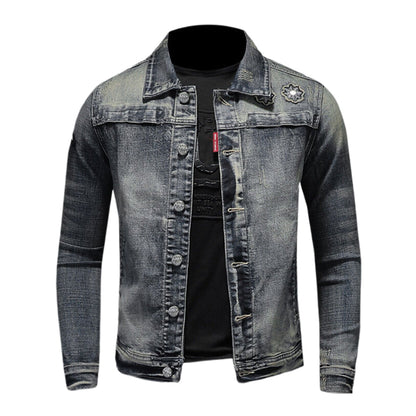 New-DSQ2 Distressed Denim Jacket