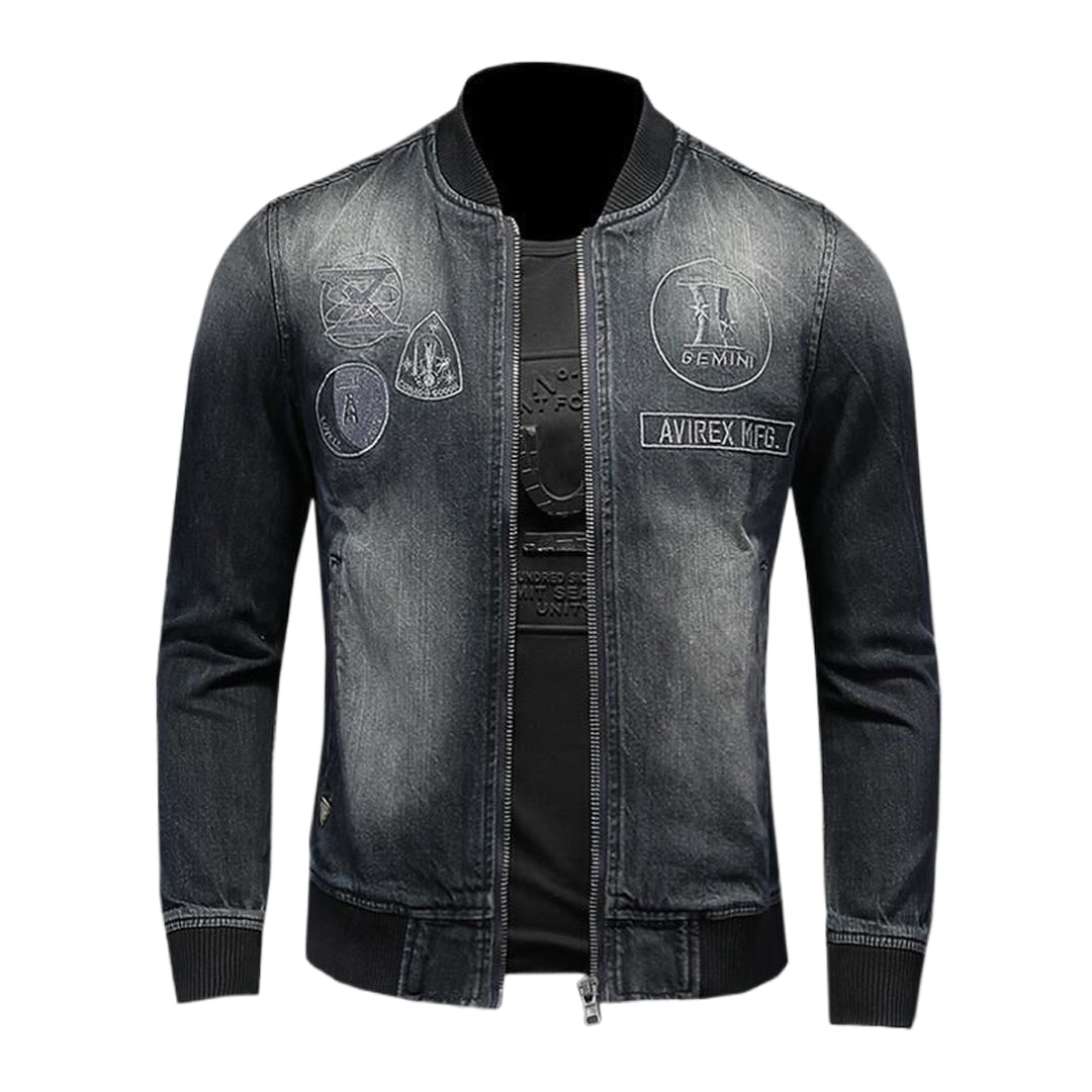 New-DSQ2 Distressed Denim Jacket