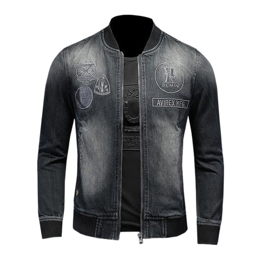 New-DSQ2 Distressed Denim Jacket