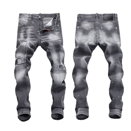 New-DSQ2 Distressed stretch fit Jeans