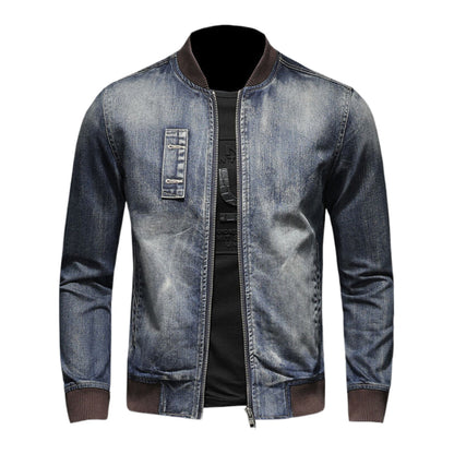 New-DSQ2 Distressed Denim Jacket