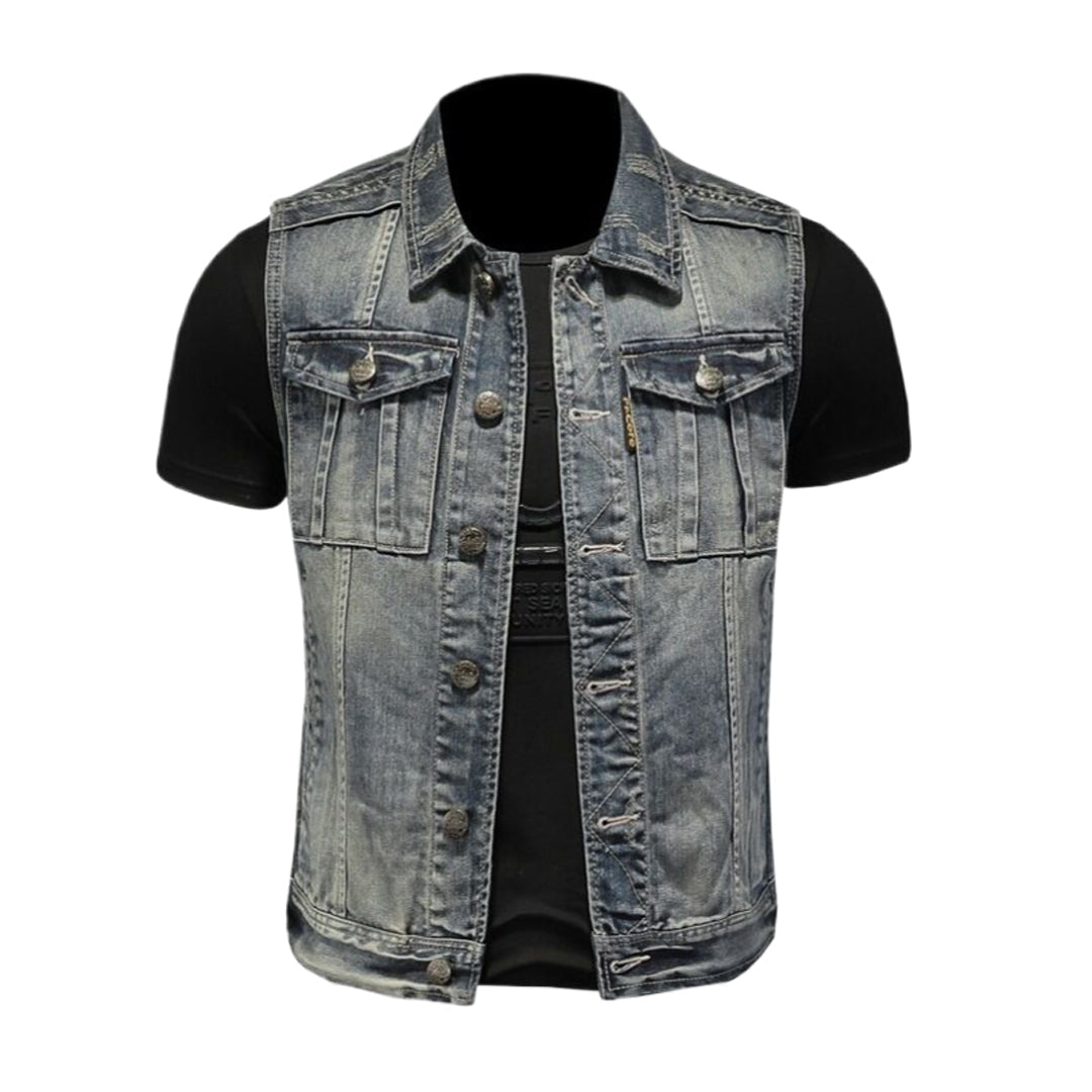 New-DSQ2 Denim Vest coat