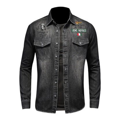 New-DSQ2 Black Denim Jacket