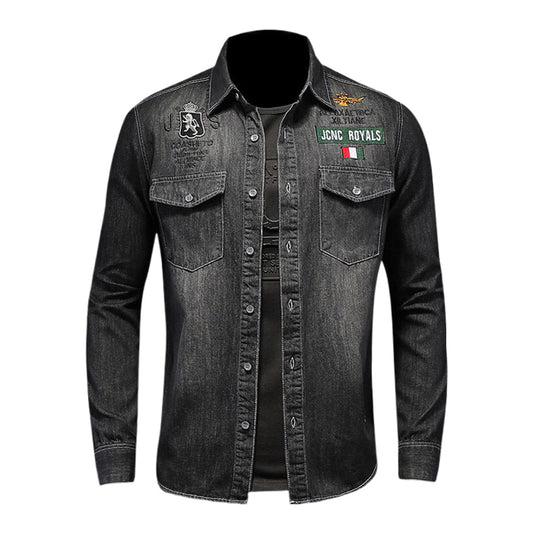New-DSQ2 Black Denim Jacket