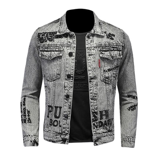 New-DSQ2 Distressed Denim Jacket