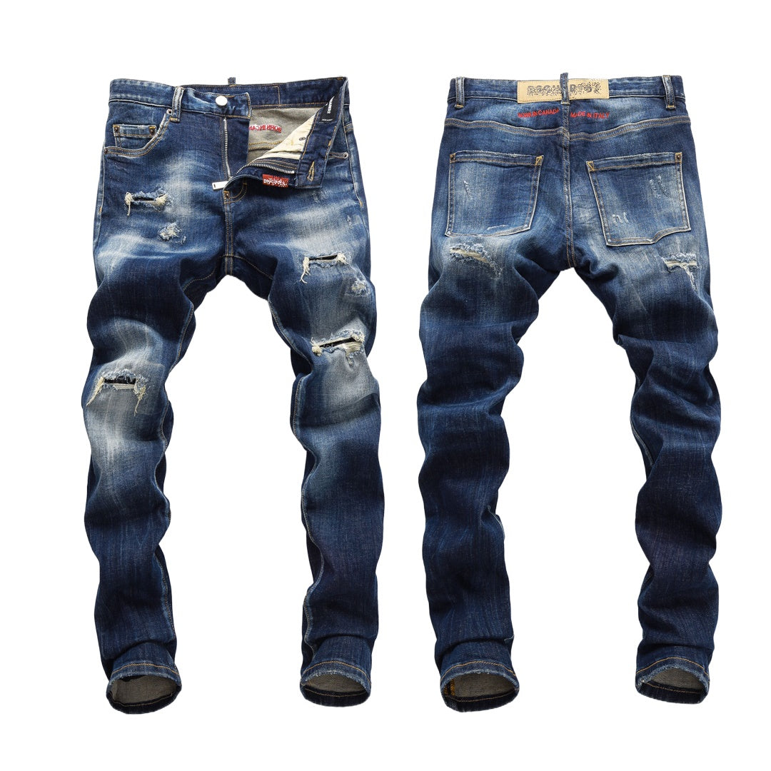 New-DSQ2 Fashion Holes Jeans