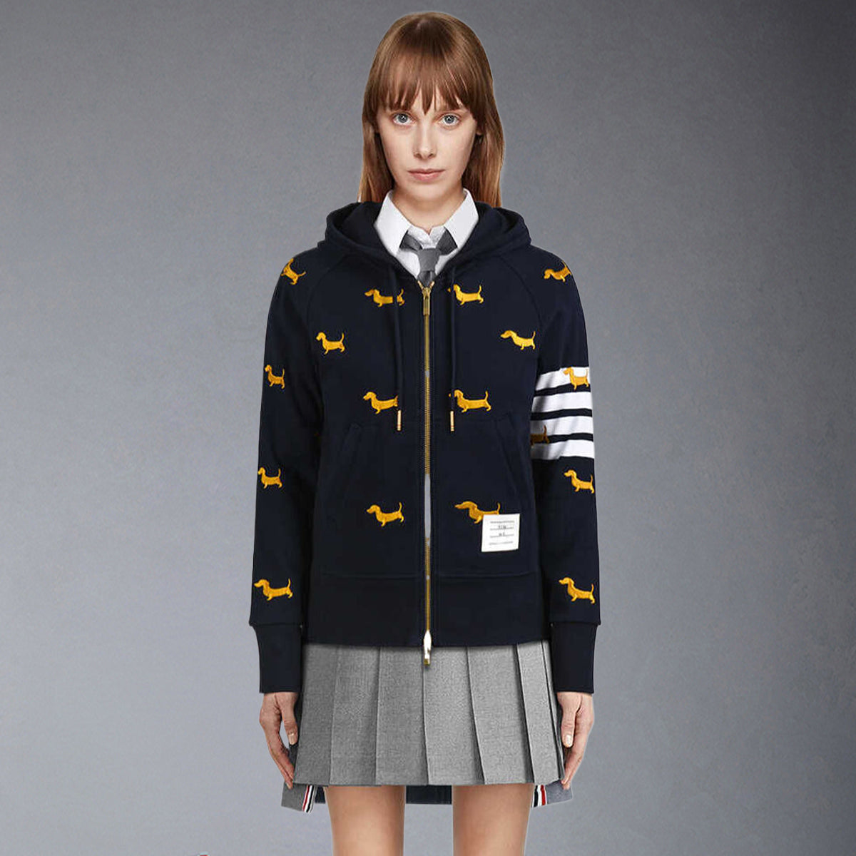 MR.TOM embroidery Hoodie