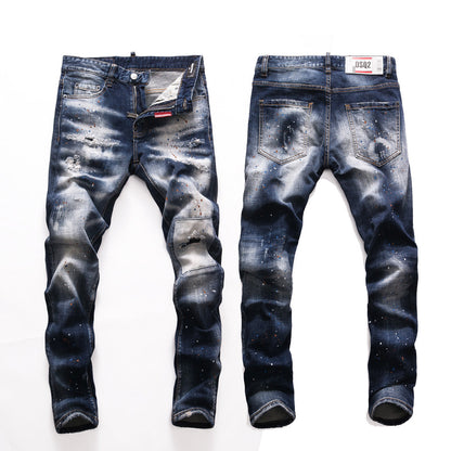 New-DSQ2 Blue Vintage Jeans
