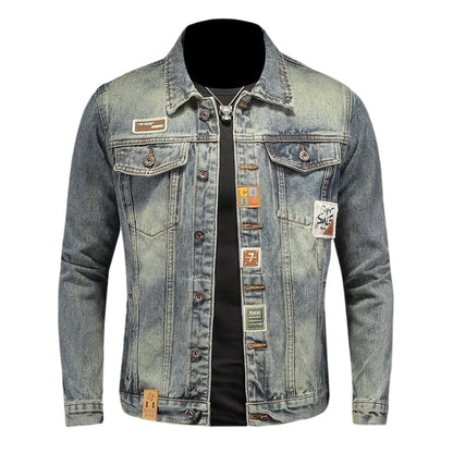 New-DSQ2 Distressed Denim Jacket