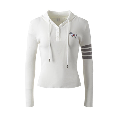 MR.TOM 2025ss Knitted Hoodie