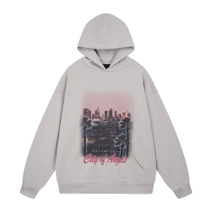 2025SS Print Loose Fit Hoodie