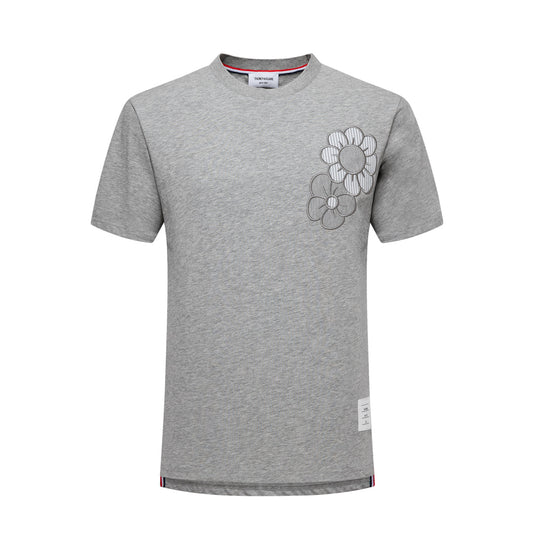 MR.TOM Floral Embroidery T-shirt