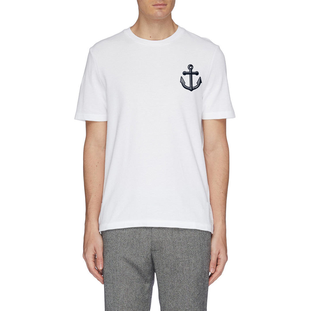 MR.TOM Anchor embroidery T-shirt