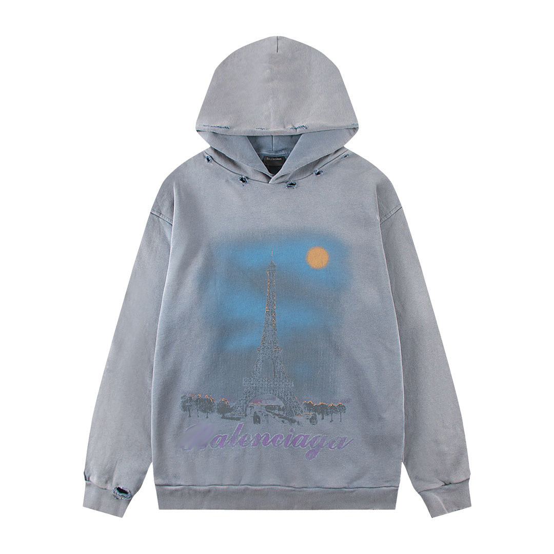 2025SS Sweatshirt Gradient  Hoodie