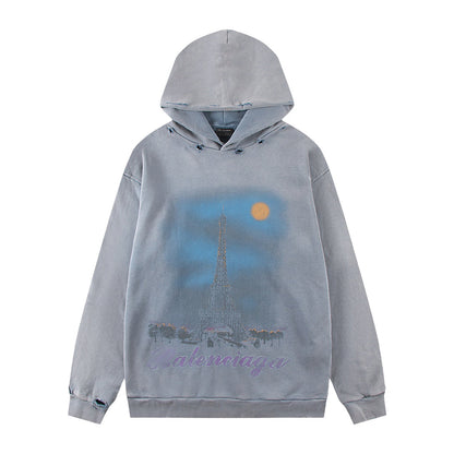 2025SS Sweatshirt Gradient  Hoodie