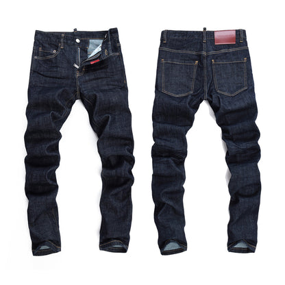 New-DSQ2 Ripped Patch Jeans