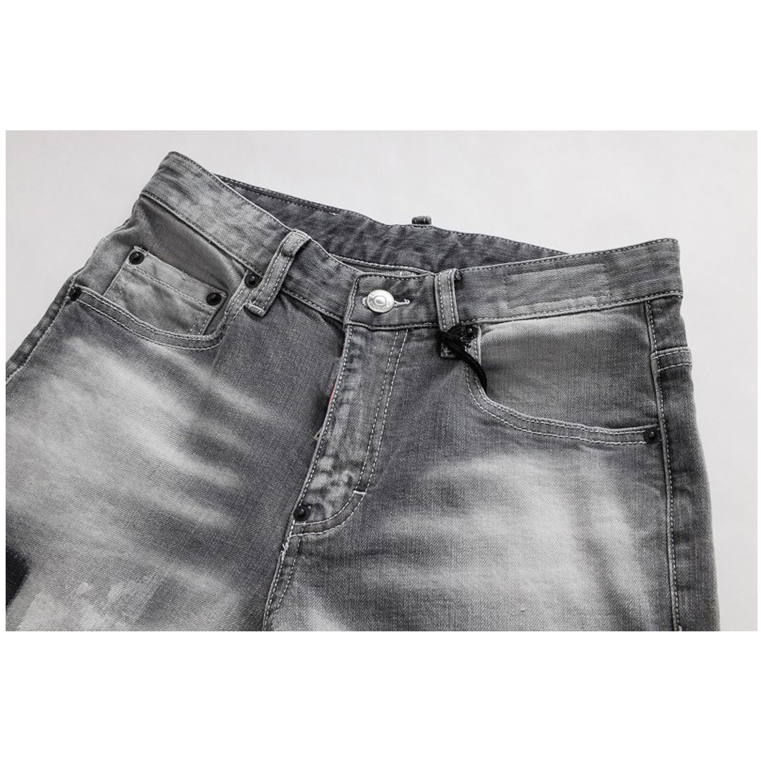 New-DSQ2 Washed furious gray Jeans