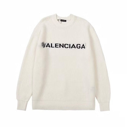 2025ss LOGO  White Knitwear
