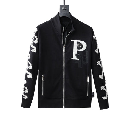 New-2025SS Sports Black Hoodie