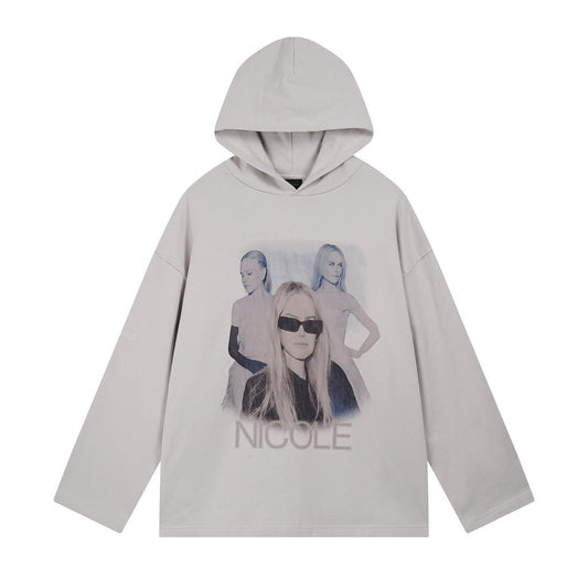2025SS Print Character Hoodie