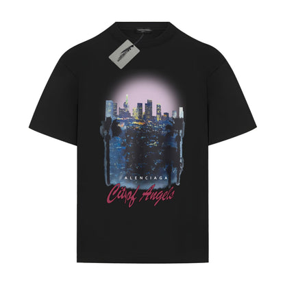 2025ss Cotton Printed T-shirt