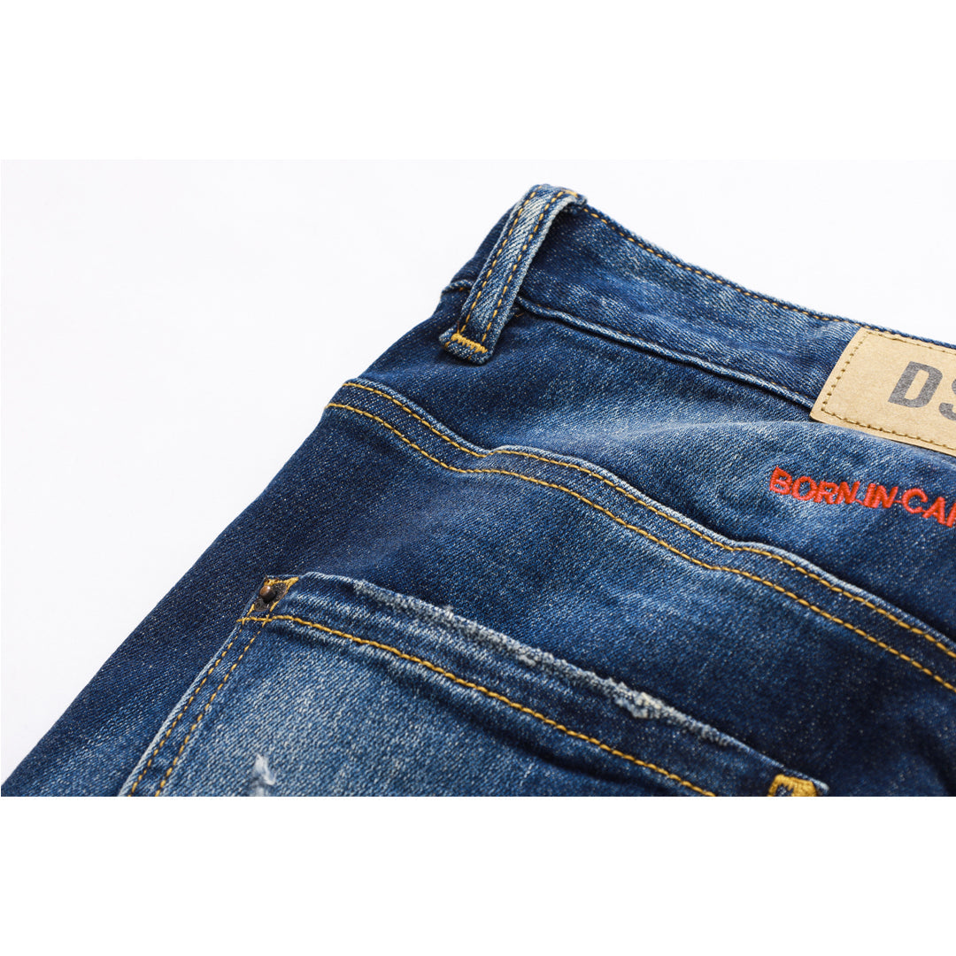 New-DSQ2 Fashion Holes Jeans