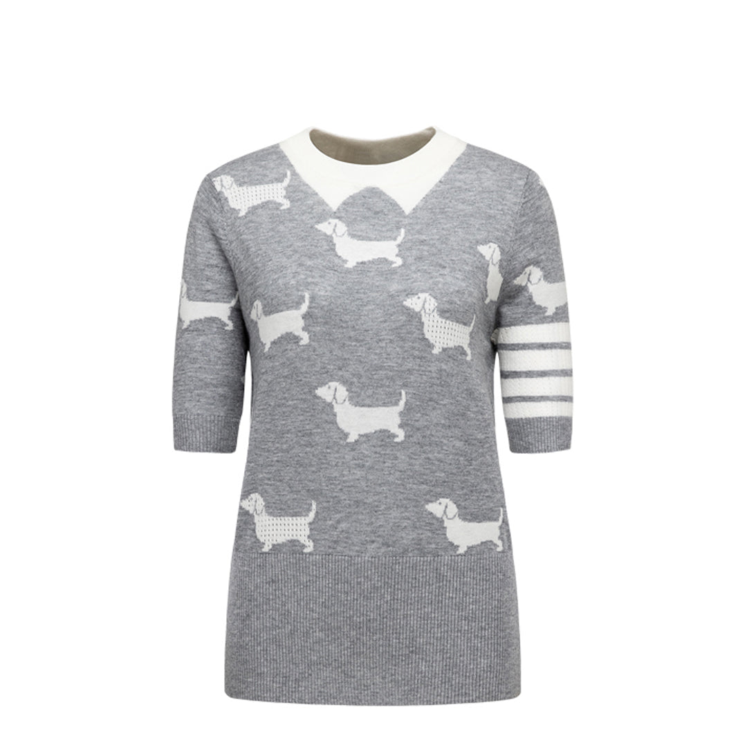 MR.TOM  women puppy T-shirt