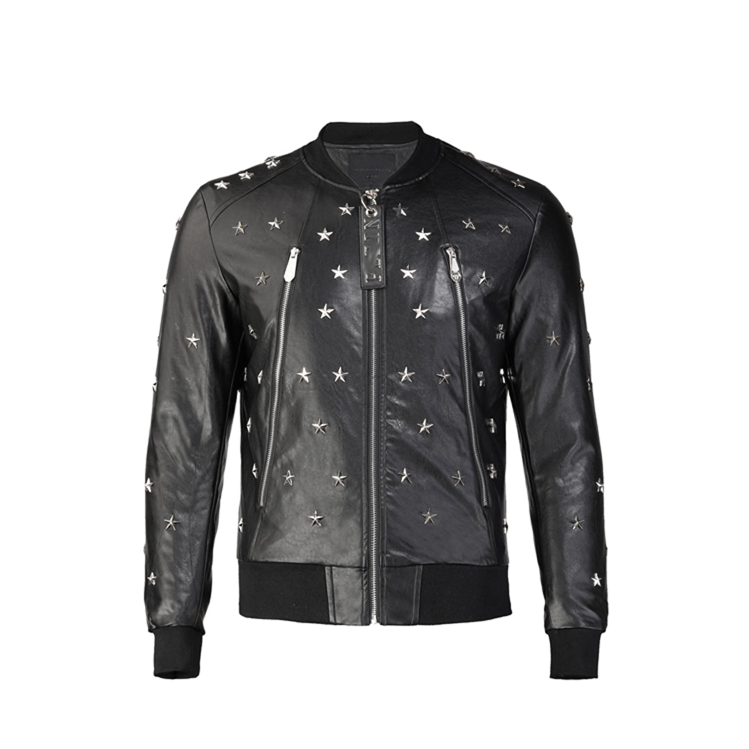 New-Black Cowhide Jacket