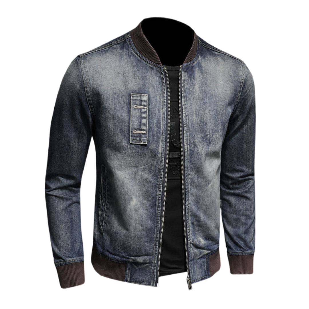 New-DSQ2 Distressed Denim Jacket
