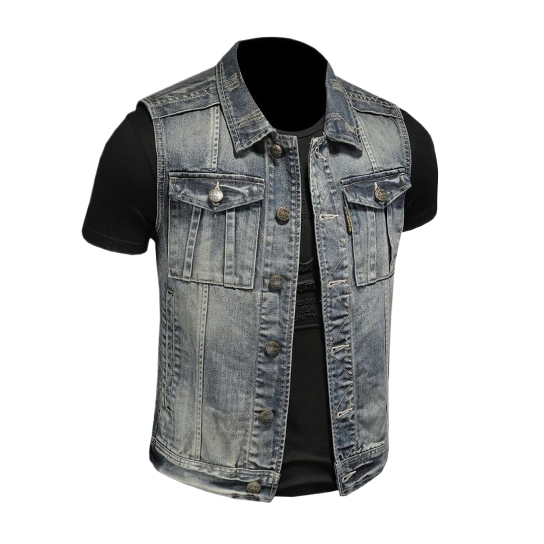 New-DSQ2 Denim Vest coat