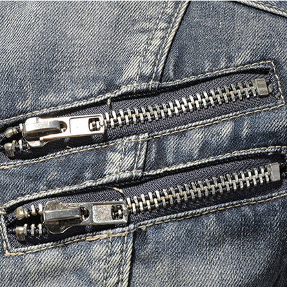 New D2 Distressed Denim Jacket