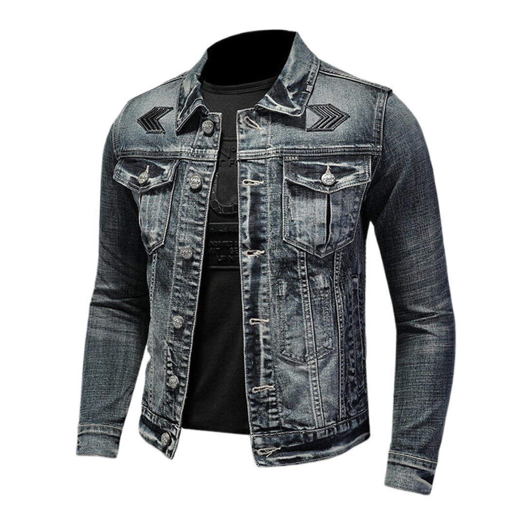 New-DSQ2 2025ss Distressed Denim Jacket