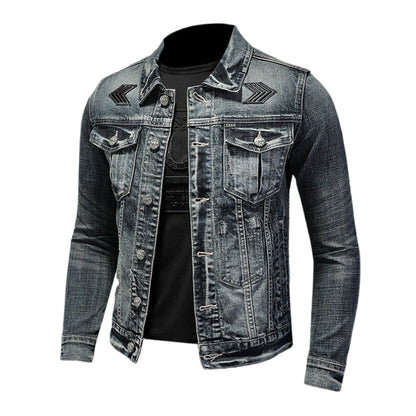 New-DSQ2 2025ss Distressed Denim Jacket