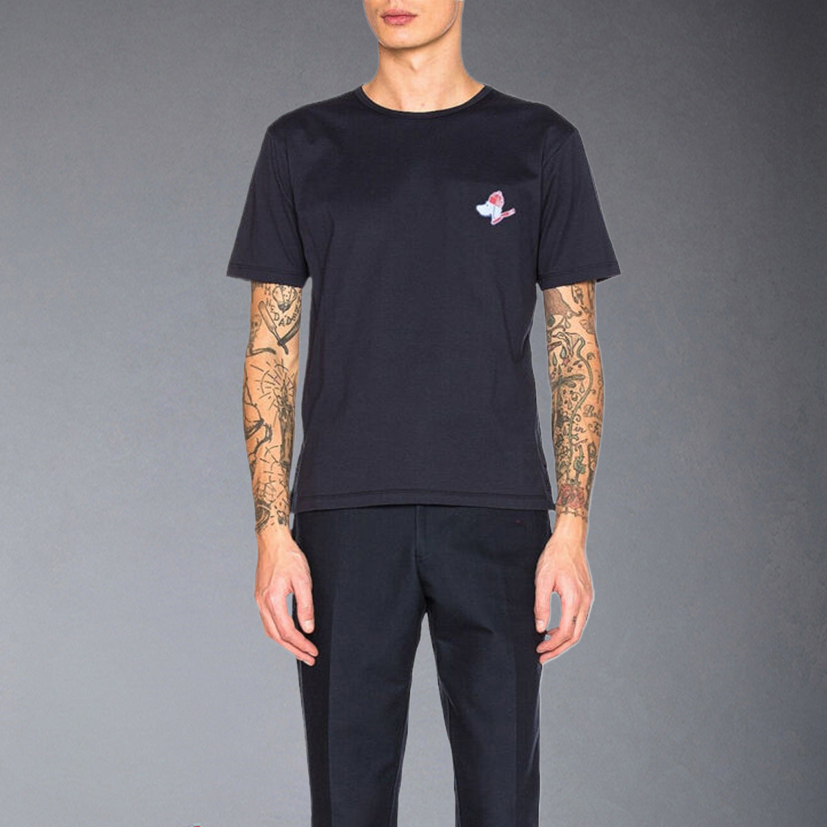 MR.TOM Christmas Dog Embroidery T-shirt